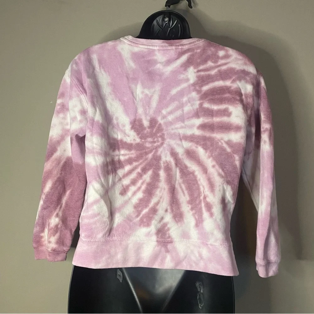 Dreamside Kids Crew Neck Pullover Purple Tie-Dye Sweater girls comfy cozy